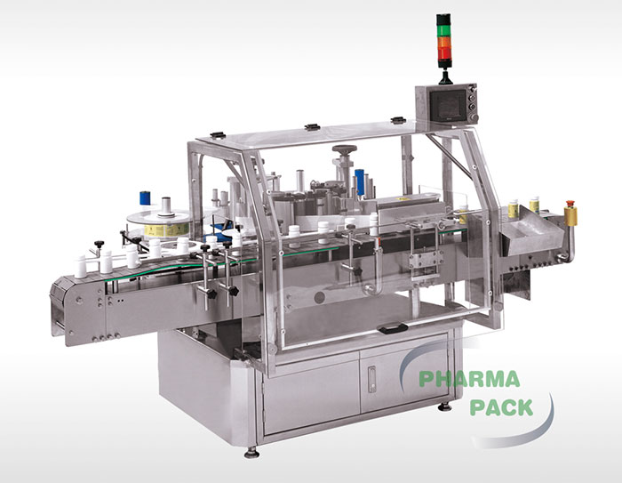 ULFLB-1220 Vertical round bottle double-layer labeling machine